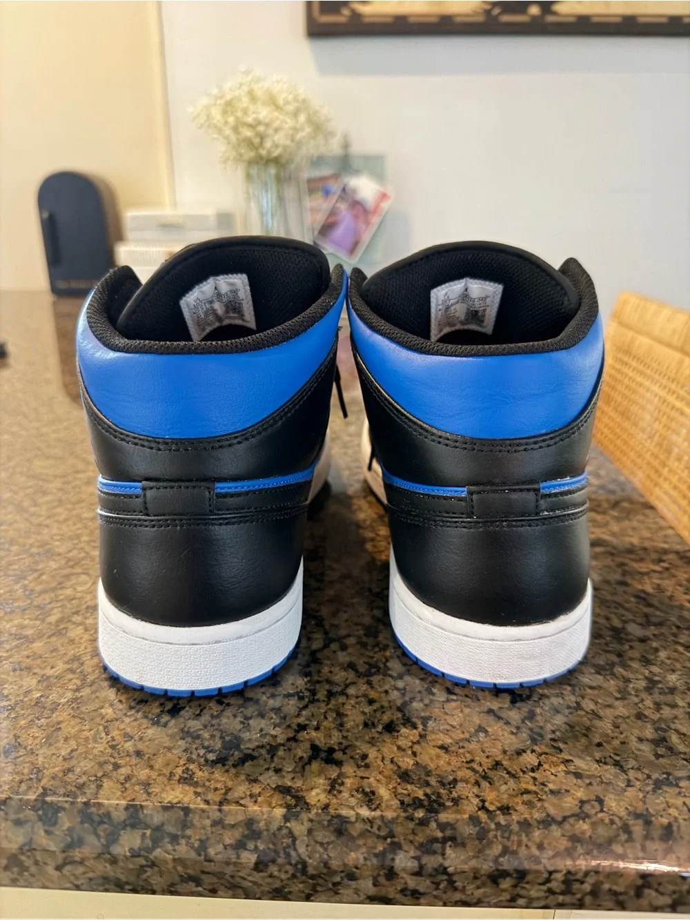 Nike Air Jordan 1 Mid - Black and Blue